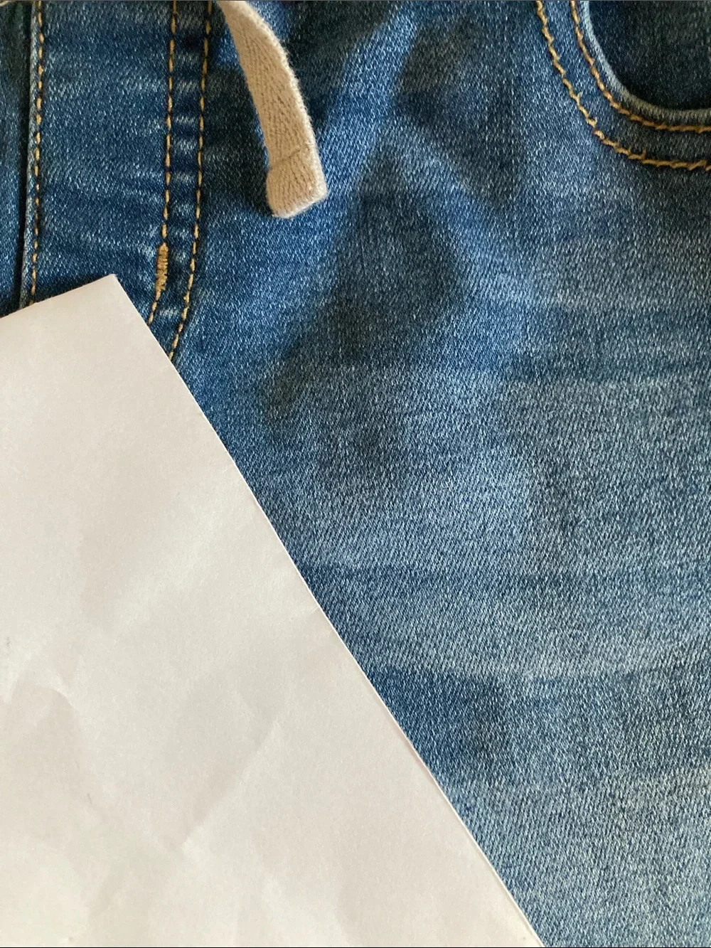 Girls Justice blue jean elastic waist shorts size 12